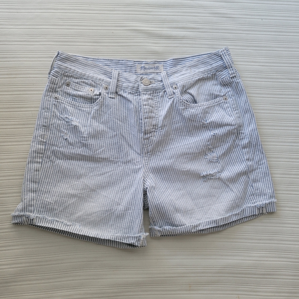 Madewell striped shorts